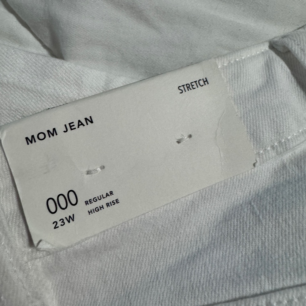 AE American Eagle skinny white jeans size 000. Mom jeans - Picture 4 of 6